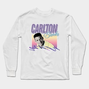 Carlton Banks // 90s Style Aesthetic Design Long Sleeve T-Shirt